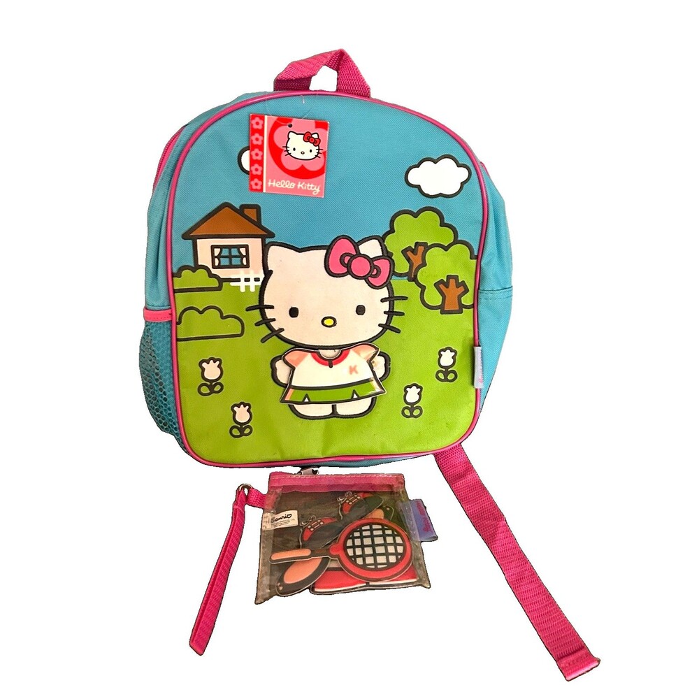 Sanrio Hello Kitty Small Backpack Interchangeable Clothes Accessories 2005 NEW